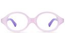 GAFAS NANO BABY Bunny Sunglasses for Baby Girls, 0-2 Years, Purple Crystal/Green/Purple, 40x13x115