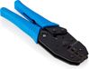 Allteq Krimptang - Kabels van 0.5 tot 6mm² - Geschikt voor kabelschoenen - Krimpen, strippen en knippen - Metaal - Blauw