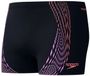 Speedo Duo Logo Print Boxer de bain Noir UK 38 Homme