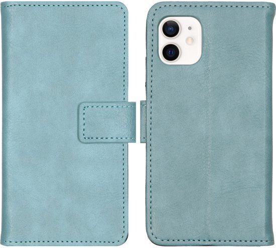 imoshion Luxe Bookcase voor de Apple iPhone 12 Mini - Lichtblauw