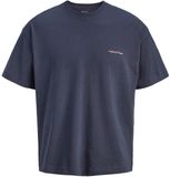 JACK&JONES JORMONTAUK BACK GRAPHIC TEE SSCN EA26 SN Heren T-shirt M Katoen Odyssey Gray