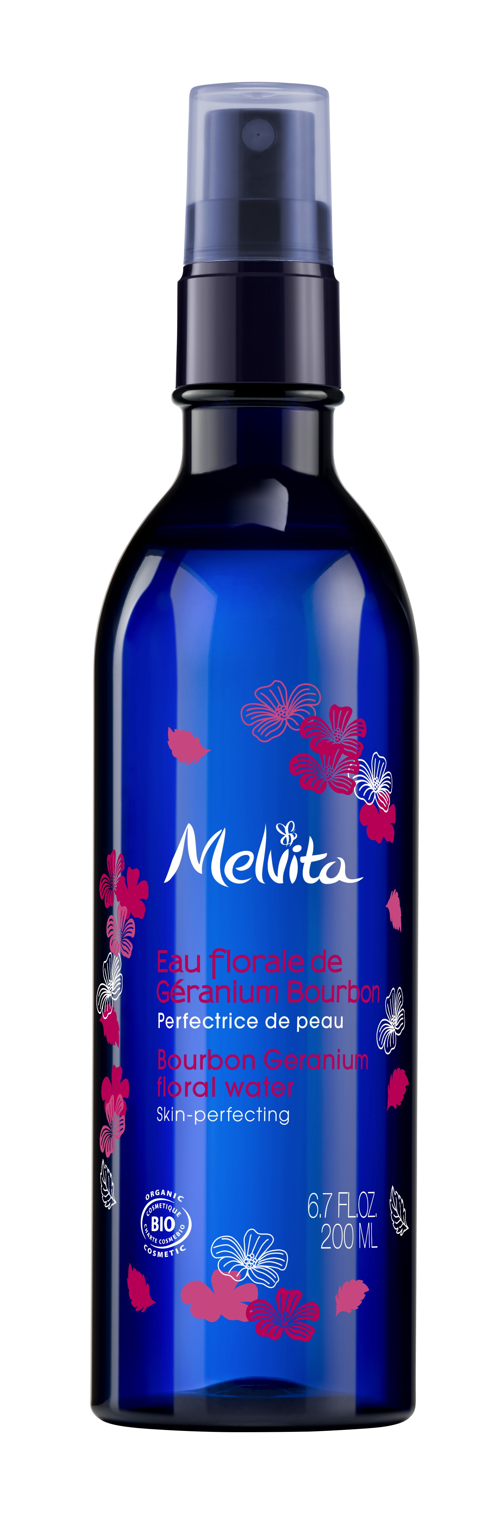 Melvita Organic Floral Water - 200ml - Women's Face Moisturizing Cream - Spray
