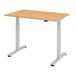 Hammerbacher XMST VXMST Elektrisch hoogteverstelbaar Zit-sta-bureau Rechthoekig Beuken T-Voet 1,200 (B) x 800 (D) x 1,200 (H) mm Spaanplaat, Staal