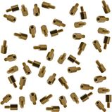InLine Afstandhouder schroef set, voor moederbord, 50-dlg, metrisch, Geel
