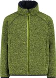 CMP Hybride fleece voor kinderen, 4 jaar, Polyester, Lange mouw, Zijzakken, Herfst/Winter 2025, Mannen, acido/antracite, Gemeleerd, Rits