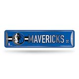 Rico Industries NBA Dallas Mavericks metalen straatbord (4" x 15")