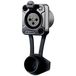 Rean AV RRX3F-Z-012-1 XLR-connector Bus, montage encastrée Nombre de pôles : 3 Noir 1 pièce