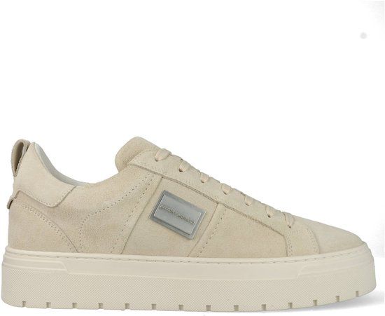 Antony Morato Lage Sneakers MMFW01880-LE300005 Beige Suède Heren Maat 41