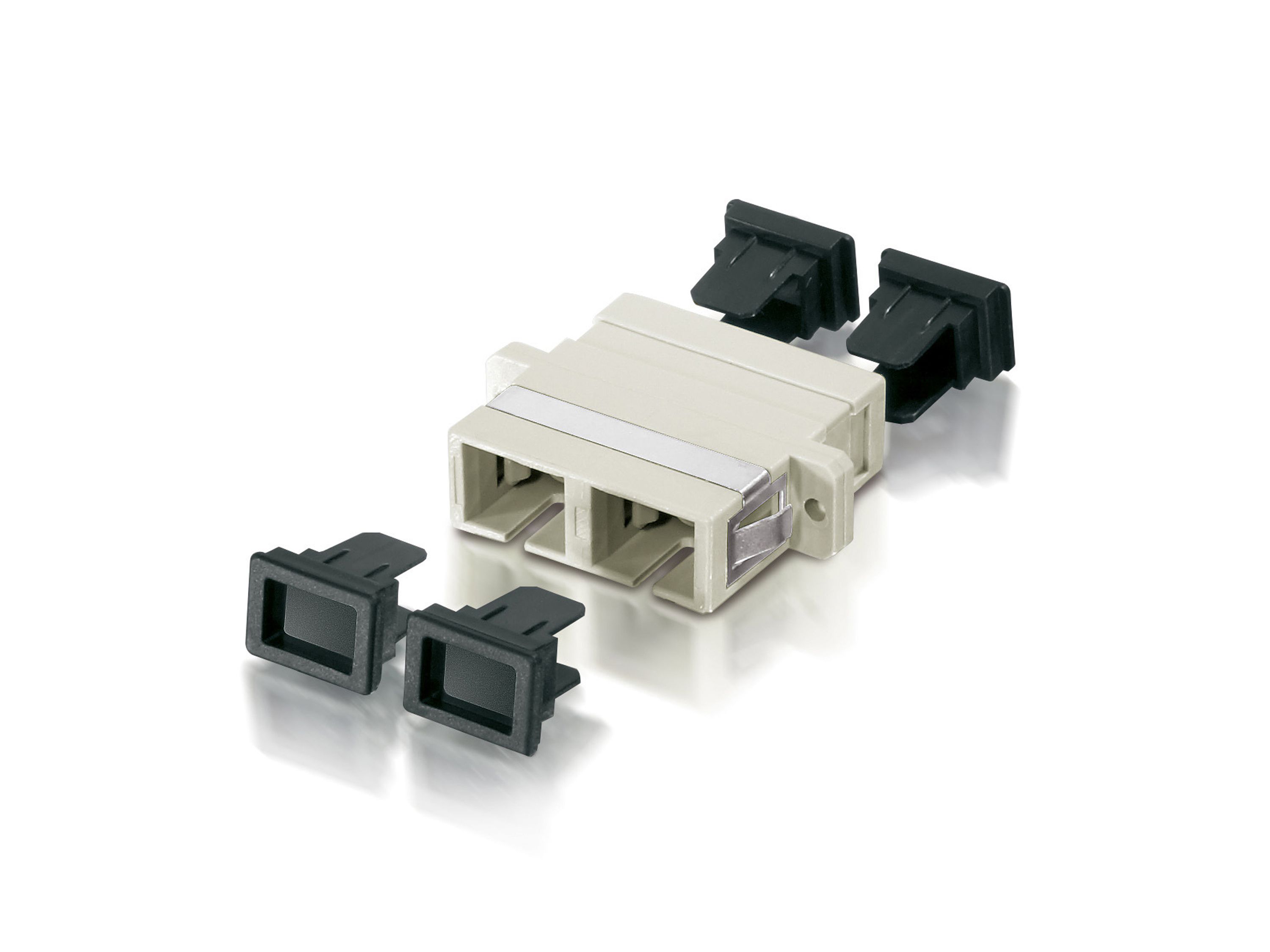 Equip SC Fiber Optic Adapter/Coupler, OM1/OM2 - 156145