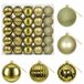vidaXL - Kerstballenset - 50 stuks - Lichtgroen - 8 cm diameter - Polystyreen