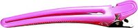 Fripac-Medis Haarclips Combi-clips (compartimentklemmen), haarclips voor het vastklemmen en afdelen van afzonderlijke haarpartijen, 10 stuks à 9,5 cm, roze