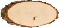 Playwood Naambordje hout boomschors - creatief speelgoed 28 cm
