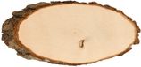 Playwood Naambordje hout boomschors - creatief speelgoed 28 cm