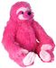 Wild Republic Cuddlekins Vibes Luiaard Roze pluche baby cadeau voor meisjes en jongens kinderen pluche knuffel voor baby's, gerecycled speelgoed, 30 cm