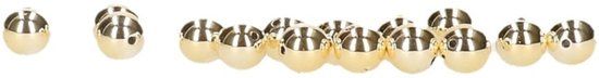 Rayher Hobby Materialen 60x doré perles rondes pour loisirs créatifs 8 mm