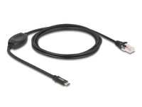 DeLOCK 64305 seriële kabel Zwart 1,8 m USB Type-C RS-232