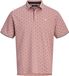 Jack & Jones Poloshirt Jprpaulos Play Aop Blu. Ss Polo 12154548 Ash Rose Mannen Maat - S