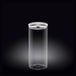 Wilmax WL-888517/A Borosilicaatglas Voorraadpot, Luchtdichte Voorraaddoos met Roestvrijstalen Deksel, Opbergbakje, Inhoud 1500 ml