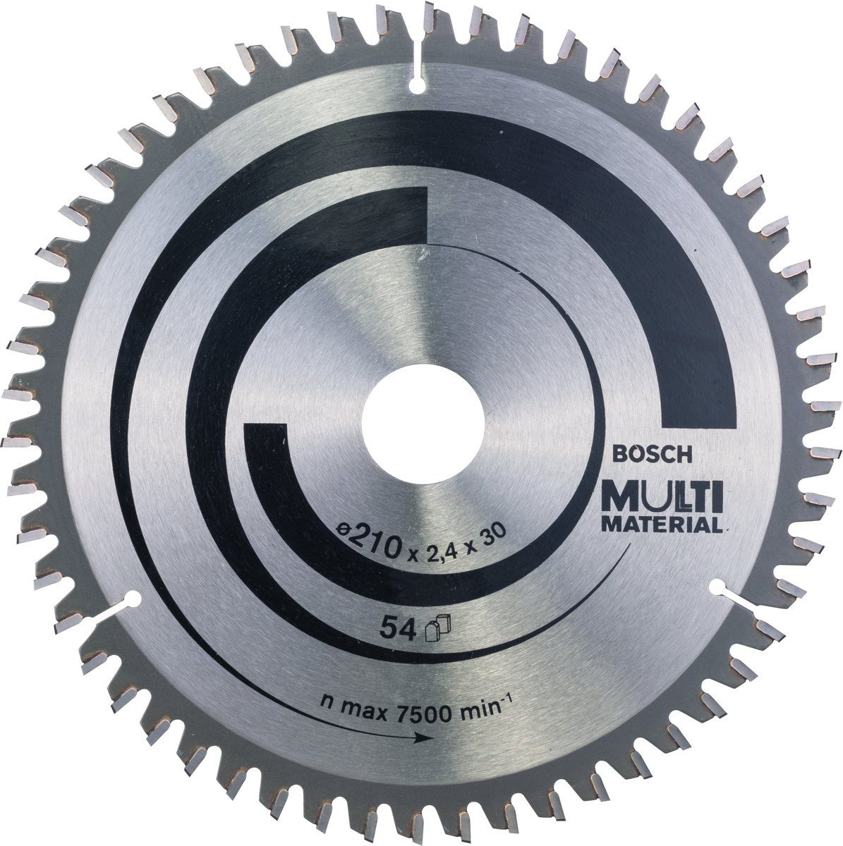 Bosch Cirkelzaagblad 210 x 30 mm 54 d Multimaterial