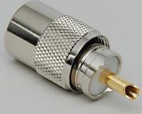 BKL Electronic 0406043 UHF-connector Stekker, recht 50 Ω
