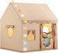 Merkloos Tente de jeu pour enfants - Fort d'intérieur - Jeu de fantaisie - Cadre pliable - 122 x 122 cm - Kaki