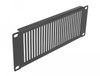 DeLOCK 66669 10 inch Panneau d'obturation ventilé 2U Métal Noir