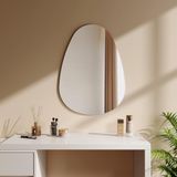 EMKE Asymmetrische decoratieve wandspiegel, 80 x 60 cm