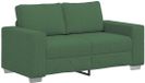 vidaXL Loveseat Donkergroen Corduroy Stof