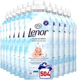 Lenor Wasverzachter Sensitive 42 Wasbeurten - 12 x 882 ml - Voordeelverpakking