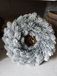 HBX natural living Krans Nobilis besneeuwd H7D28cm