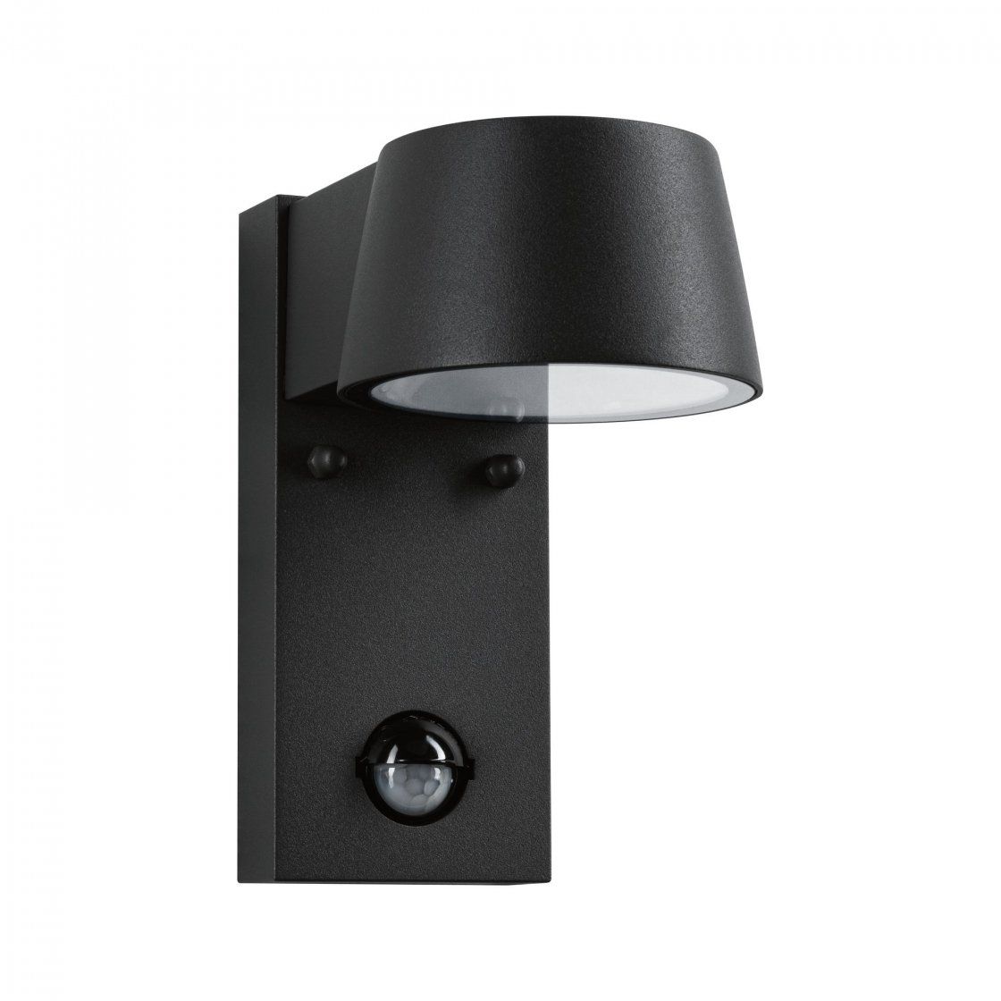 Paulmann Capea Buitenwandlamp - 5W - IP44 - 3000K - Aluminium Grijs met bewegingsmelder