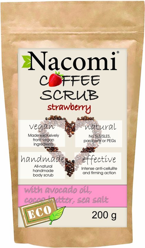 Nacomi Coffee Scrub strawberry