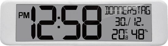 Technoline WS 8120 - Digitale Wandklok - Wit