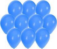 Bellatio Decorations ballonnen - 60 stuks - bleu - 27 cm - anniversaire