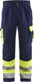 Blåkläder Werkbroek High Vis 1584-1860 - High Vis Geel/Marineblauw - D96