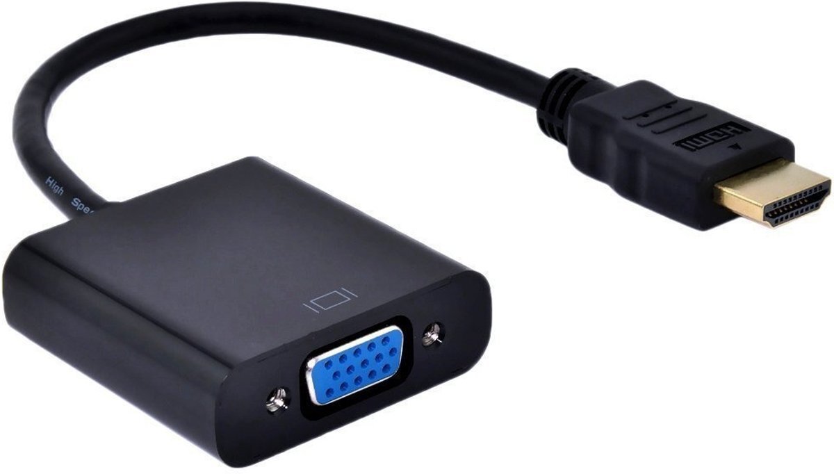 Mmobiel HDMI naar VGA Goud vergulde connectoren / Male naar Female 1080p FULL HDTV HDMI voor PC Laptop Notebook
