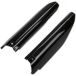 UFO PLAST Visière / Protections de fourche noir/noir compatible avec Suzuki RM 125 2007-2021 RM 250 2007-2021 RMZ 250 2007-2021 RMZ 450 2007-2021