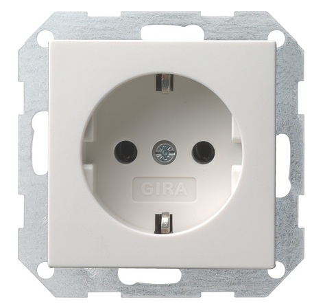 Gira 018803 Wandcontactdoos - Wit