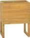 vidaXL Badkamerkast 60x40x75 cm massief teakhout