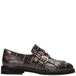 Fred de la Bretoniere Paris Eros mocassins en cuir imprimé animal - marron