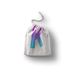 Bonamaison Sacs en coton imprimés avec cordon de serrage, sac à provisions, réutilisable, écologique, pliable, taille : 40 x 50 cm