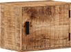 vidaXL Nachtkastje wandgemonteerd 40x30x25 cm massief mangohout