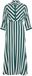 VILA Blousejurk 'VIAya Paya' jade groen / wit