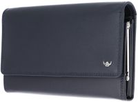 Golden Head Leren portemonnee Polo RFID Protect Bügelbörse 2801 Marineblau donkerblauw
