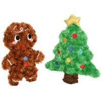 FIT+FUN speeltje Xmas pluche peperkoek of kerstboom