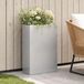 Maison Exclusive - Pot de plante de jardin, couleur argent, 50 x 20 x 75 cm, acier galvanisé