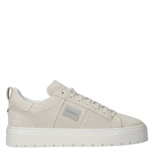 Antony Morato Metal moose suède sneakers grijs