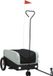 vidaXL Fietstrailer 45 kg IJzer Grijs