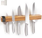 Coninx Grote Messenmagneet 40CM - Houten Messenhouder Magnetisch - Schroefbevestiging - Acacia Magnetisch Messenblok van Coninx - voor 6 tot 9 Keukenmessen