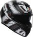 AGV K3 Rivia Integraalhelm - Zwart/Grijs - Maat M